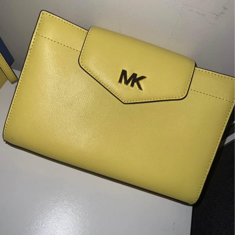 Michael Kors Lemon Yellow Clutch